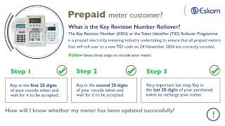 How to recode your prepaid meter [upl. by Eirallam]