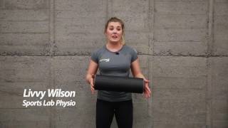 Foam rolling for runners  Marathon Top Tips  Sports Lab [upl. by Necyla]