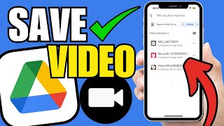 How To Save Videos From Google Drive to iPhone Gallery [upl. by Layol]