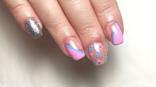 WATCH ME WORK Client BIAB Infill and Gel Polish Design  Gel Nails [upl. by Osner]