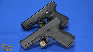 Head To Head Glock 25 vs Glock 19 380 vs 9mm [upl. by Queri]