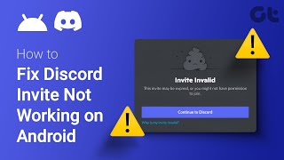 How to Fix Discord Invite Not Working on Android  Invalid Discord Invite [upl. by Chilcote]