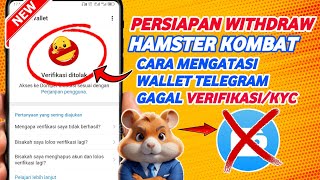 Cara Mengatasi Wallet Telegram Di tolak VerifikasiKyc  Wallet Telegram Gagal Verifikasi [upl. by Acirederf90]