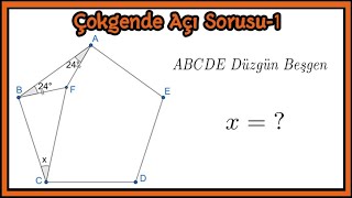 ÇOKGENDE AÇI SORUSU 1 [upl. by Shaughnessy]