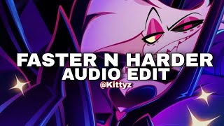 Faster n harder  6arelyhuman edit audio [upl. by Atteval]