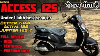 All new Suzuki Access 125 full review better than Activa 125 amp Jupiter 125 [upl. by Anatollo]