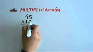 Multiplicación dos dígitos en el multiplicador [upl. by Nahtam]