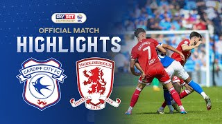 HIGHLIGHTS  CARDIFF CITY vs MIDDLESBROUGH [upl. by Pompea]