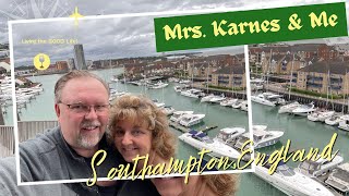 Our PreCruise Adventures in Southampton England travel cruise [upl. by Nneb]