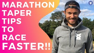 MARATHON TAPER TIPS  Quick and EASY TIPS to get you a PB [upl. by Ardrey262]