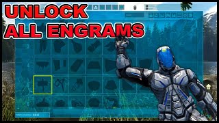 Ark Engrams Command  Unlock ALL ENGRAMS No Bosses Needed [upl. by Gudrun742]