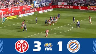 1 FSV Mainz 05 gegen Montpellier 31  Testspiel 2024  Spielen Höhepunkte [upl. by Johen489]