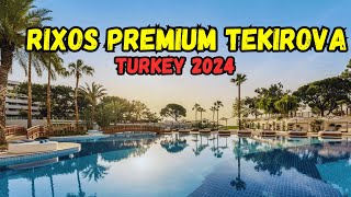 Hotel Rixos Premium Tekirova  Hotel Tour 2024 Kemer Turkey [upl. by Ardien]