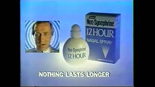 Neo Synephrine Nasal Spray 1981 Commercial [upl. by Aramen823]