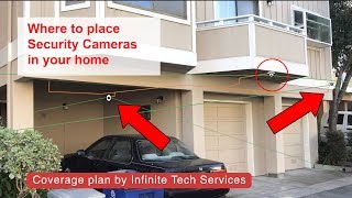 Hikvision Security Camera Placement 4k [upl. by Nylcsoj]