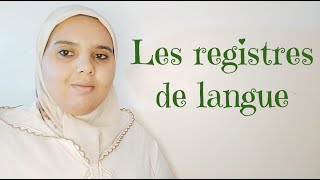 Les registres de langue [upl. by Syah]