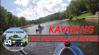 Kayaking The Pefferlaw River [upl. by Kimmie]