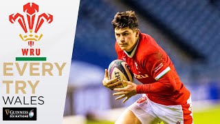 ReesZammit Speed amp Williams Strength  Every Wales Try in 2021  Guinness Six Nations [upl. by Efeek]