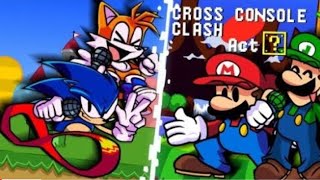 Friday Night Funkin NSMB Funk Mix Cross Console Clash 20 Mod [upl. by Farwell808]