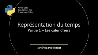 Représentation du temps  Les calendriers [upl. by Durante]