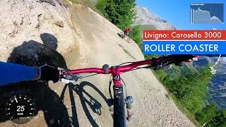 Livigno Carosello 3000  Tutti Frutti  Roller Coaster trail [upl. by Assyral]