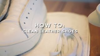 How To Clean Leather Shoes [upl. by Amathiste296]