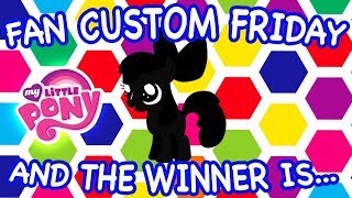 Fan Custom Friday 23  Filly Mini Pony  Custom OC Pony Giveaway FCF by MandaPanda Toy Collector [upl. by Moishe869]