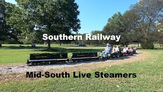 Southern Railway Geeps  MidSouth Live Steamers [upl. by Reginald]