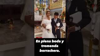 Tremenda borrachera en pleno matrimonio borracho bodas humor [upl. by Atener741]