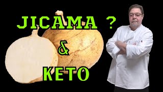 Jicama amp pork burger from Tom Garvey the Keto Cook [upl. by Elboa]