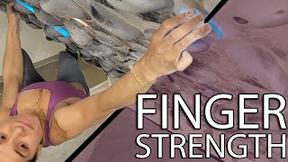 How We Improve Hand Strength  Board Climbing [upl. by Kampmann]