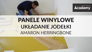 Klasyczna JODEŁKA  panele winylowe JAK ułożyć w jodełkę ARBITON AMARON HERRINGBONE [upl. by Sharline769]