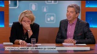 Fou rire général lors de la chronique de Philippe Croizon dans le Magazine de la santé [upl. by Silrac909]