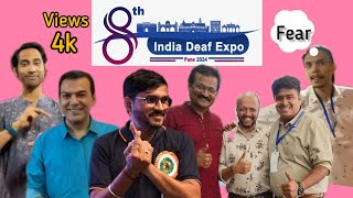 8th India Deaf Expo Pune 2024  Best Award  DEAF ISL [upl. by Sgninnej]