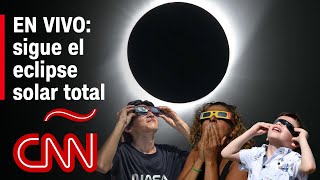 Mira cómo fue el eclipse total solar de 2024 en EEUU México y Canadá [upl. by Kcirevam801]