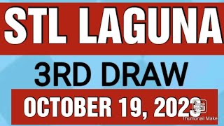 STL LAGUNA RESULT TODAY 3RD DRAW OCTOBER 19 2023 8PM [upl. by Pardo]