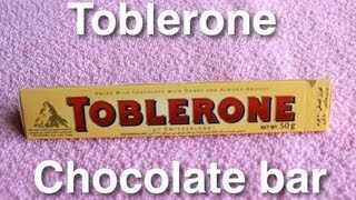 Toblerone Chocolate Bar [upl. by Bethesda]