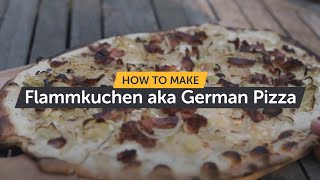 Flammkuchen Pizza on Good Pizza Great Pizza [upl. by Alyehs]