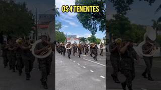 Os 4 Tenentes  Dobrado Militar Military March  19Bc 6°RM  Desfile da Tropa shorts marcha eb [upl. by Okimuy]