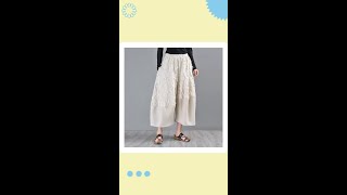 Bohemian Retro Linen Harem Pants  Artistic Loose Trousers [upl. by Streetman356]