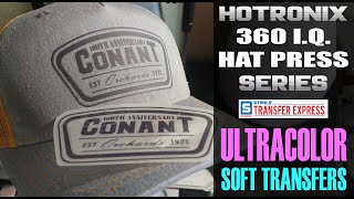 How to Easily Apply  UltraColor Soft Transfers Professionally To any Hat [upl. by Hsemar]