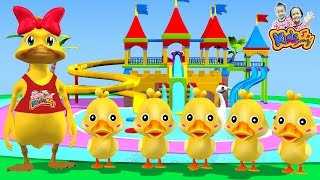 Five Little Ducks THE BEST Nursery Rhymes and Songs for Children By KidsMeSong [upl. by Suqram]