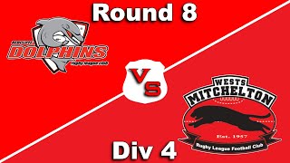 Div4 U15  Redcliffe Dolphins v Wests Mitchelton Panthers [upl. by Panthea]