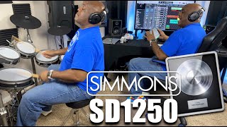 How To Record Simmons SD1250 In Logic Pro X Use Logic Sounds amp EZDrummer 2 [upl. by Gothard176]