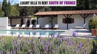 Luxury Villa to Rent in France  La Fraissinede [upl. by Atterbury217]