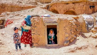 A day with the cavemen Everyday CAVE dwellers life in afghanistan [upl. by Tobey]