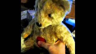 Steiff Teddy Bear quotMusic Bear quotmade from1951 to 1957 [upl. by Wendall]