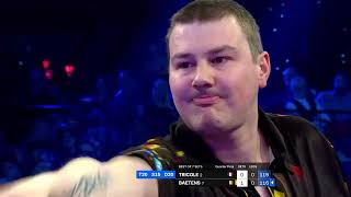 Darts WDF Championship Quarter Finals 2022 Tricole v Baetens [upl. by Brunhild]