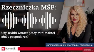 Czy szybki wzrost płacy minimalnej służy gospodarce [upl. by Erland]