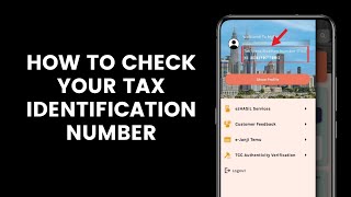 How to Check Your Tax Identification Number or TIN Number Through the MyTax App [upl. by Andrey]